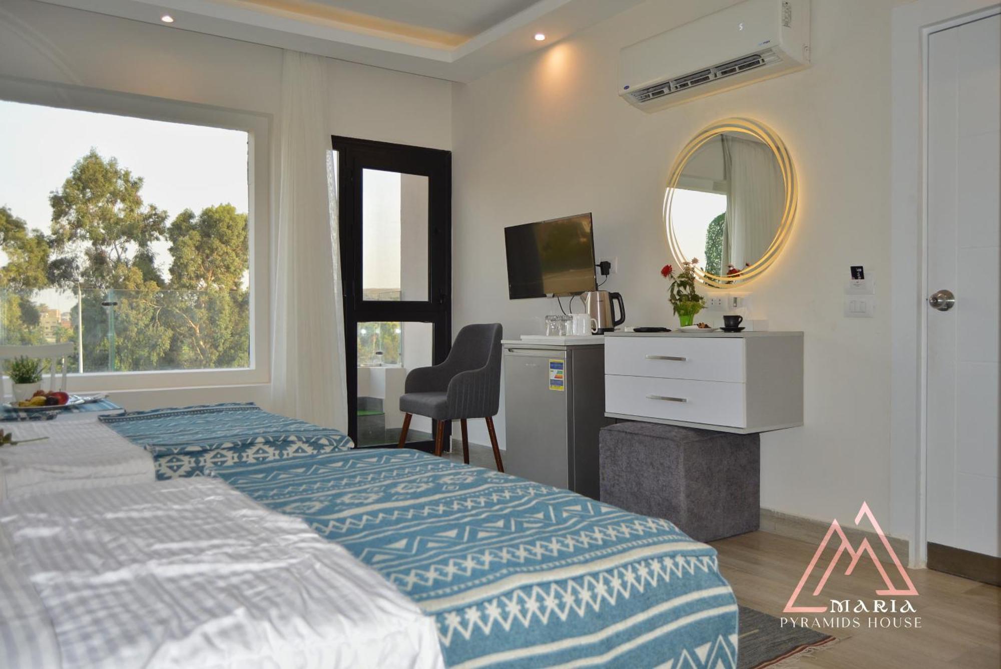 Maria Pyramids House Hotel Kafrat al Jabal Exterior photo